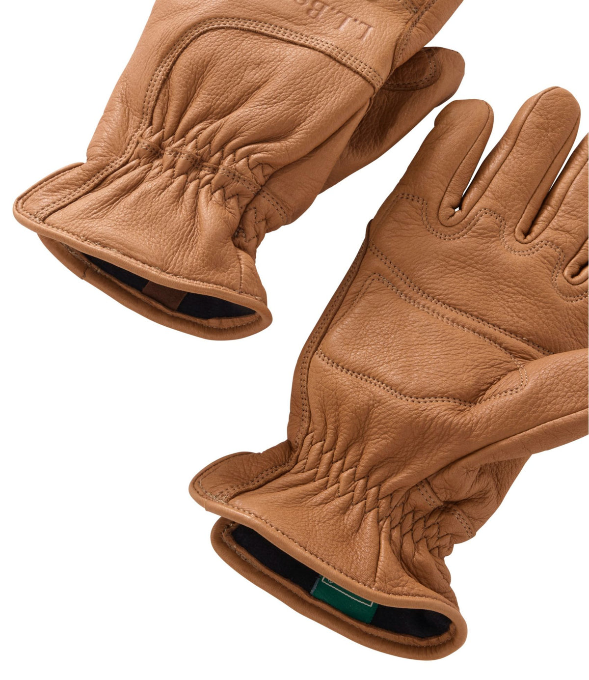 L.L.Bean Men's Deerskin Gloves Saddle