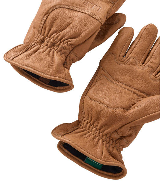 L.L.Bean Men's Deerskin Gloves Saddle