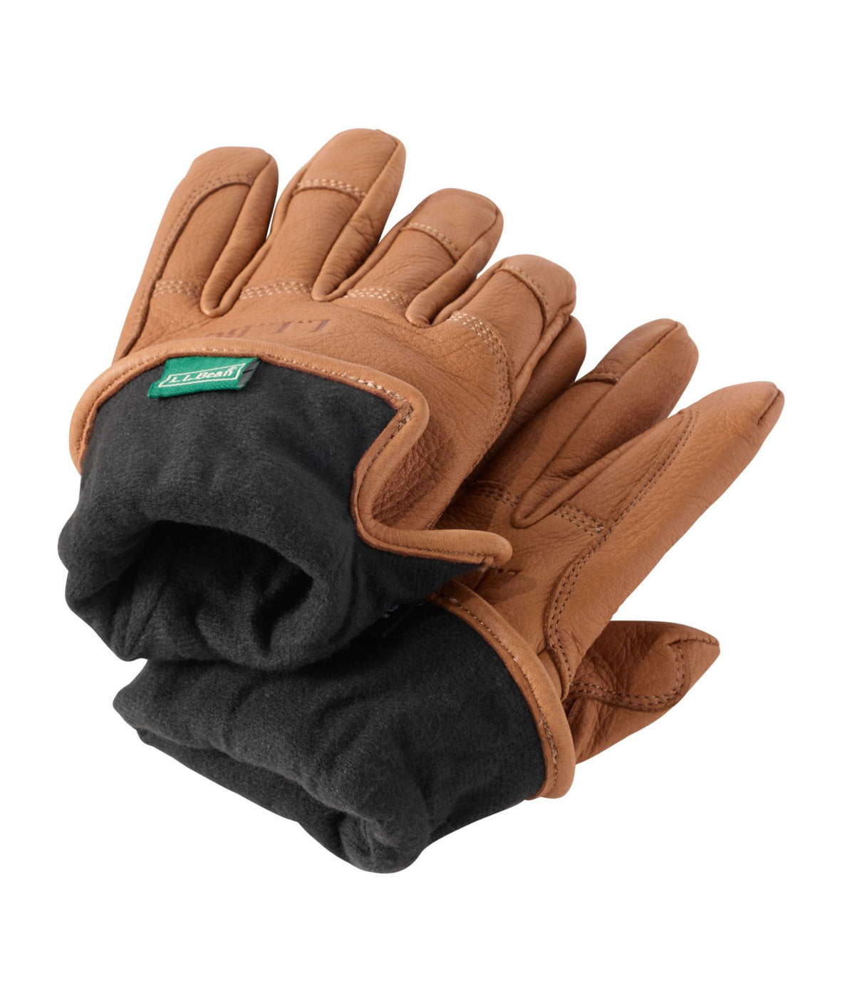 L.L.Bean Men's Deerskin Gloves Saddle