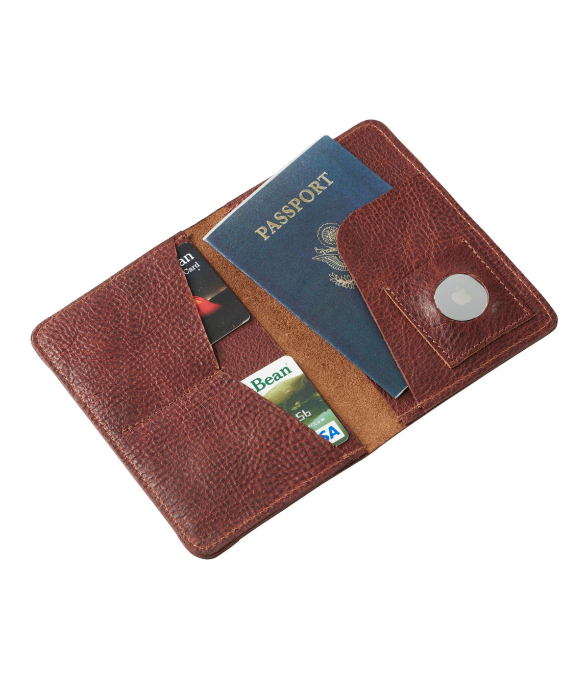 L.L.Bean Rogue Passport Holder Brown
