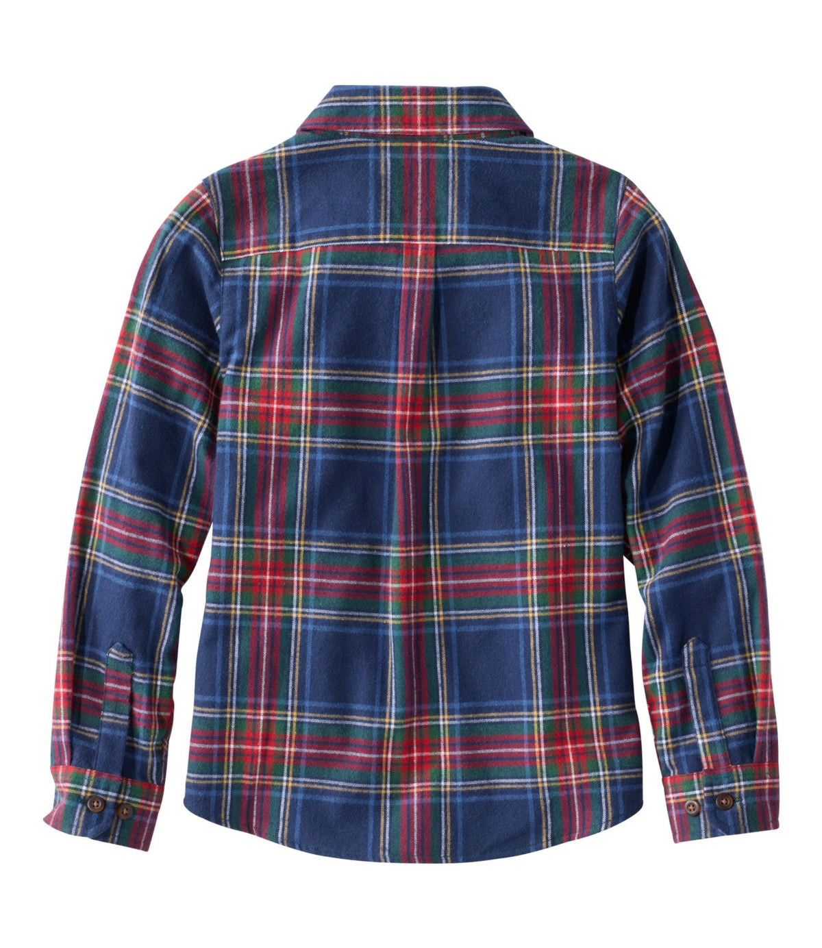 L.L.Bean Kids' Scotch Plaid Flannel Shirt Antique Royal Stewart