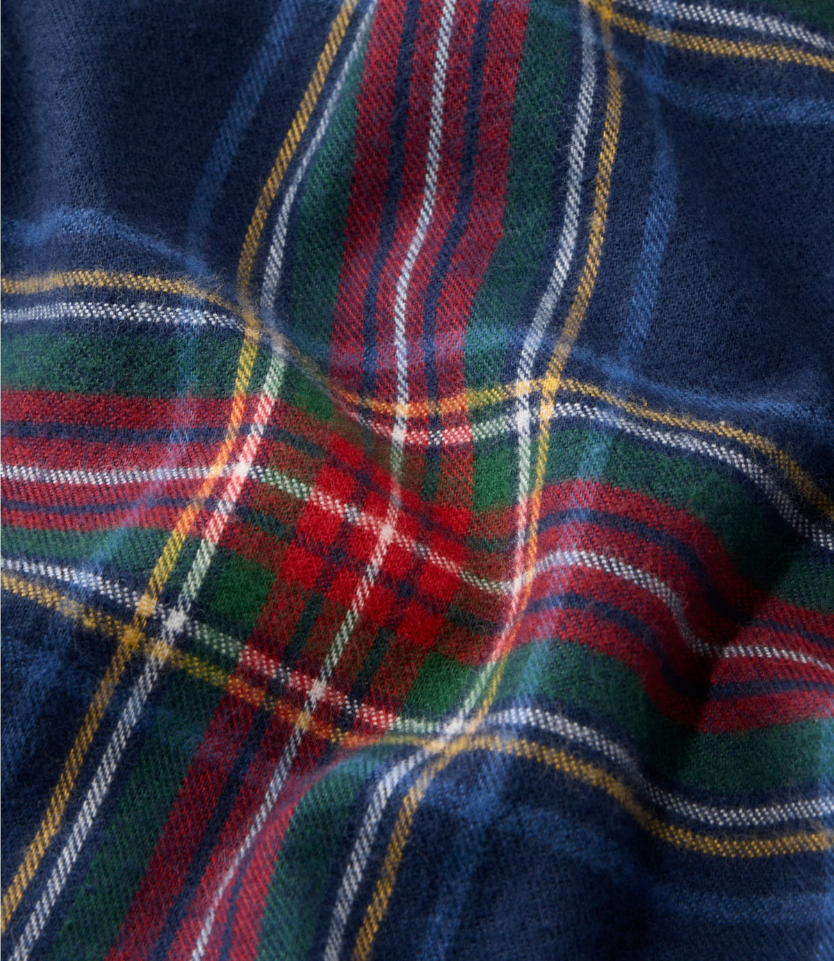 L.L.Bean Kids' Scotch Plaid Flannel Shirt Antique Royal Stewart