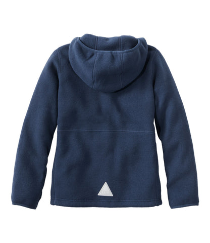 L.L.Bean Kids' Mountain Classic Fleece, Hooded Deep Lake