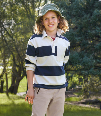 L.L.Bean Kids' Striped Rugby Shirt