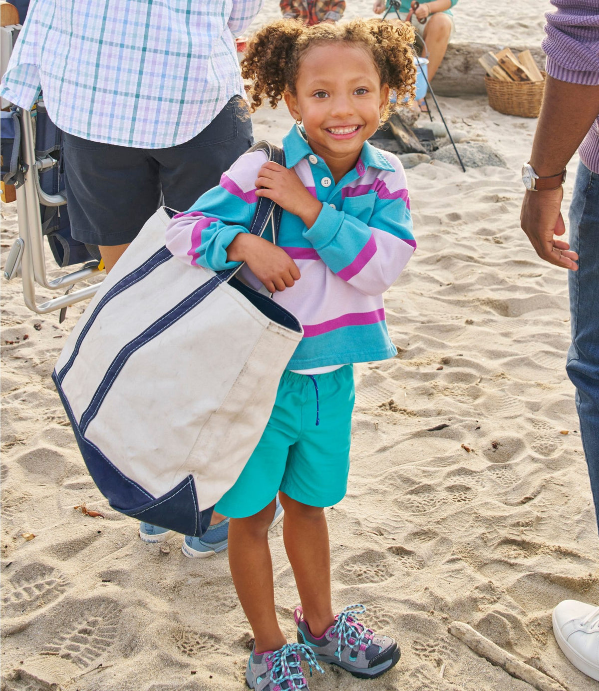 L.L.Bean Kids' Striped Rugby Shirt
