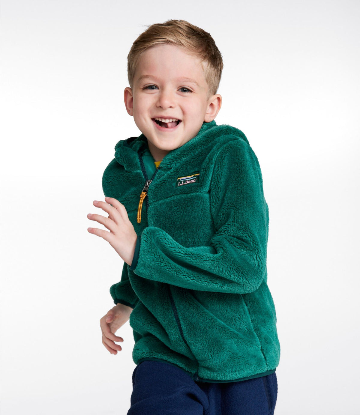 L.L.Bean Kids' L.L.Bean Hi-Pile Fleece Antique Green