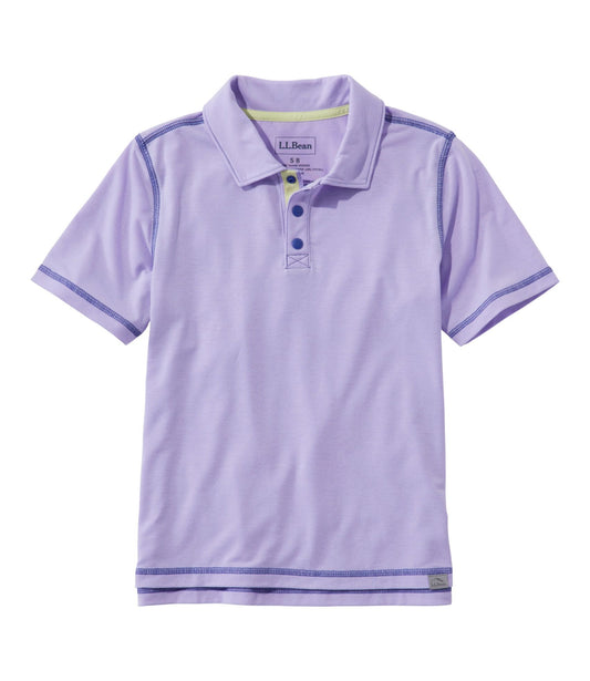 L.L.Bean Kids' Everyday SunSmart® Polo French Lilac