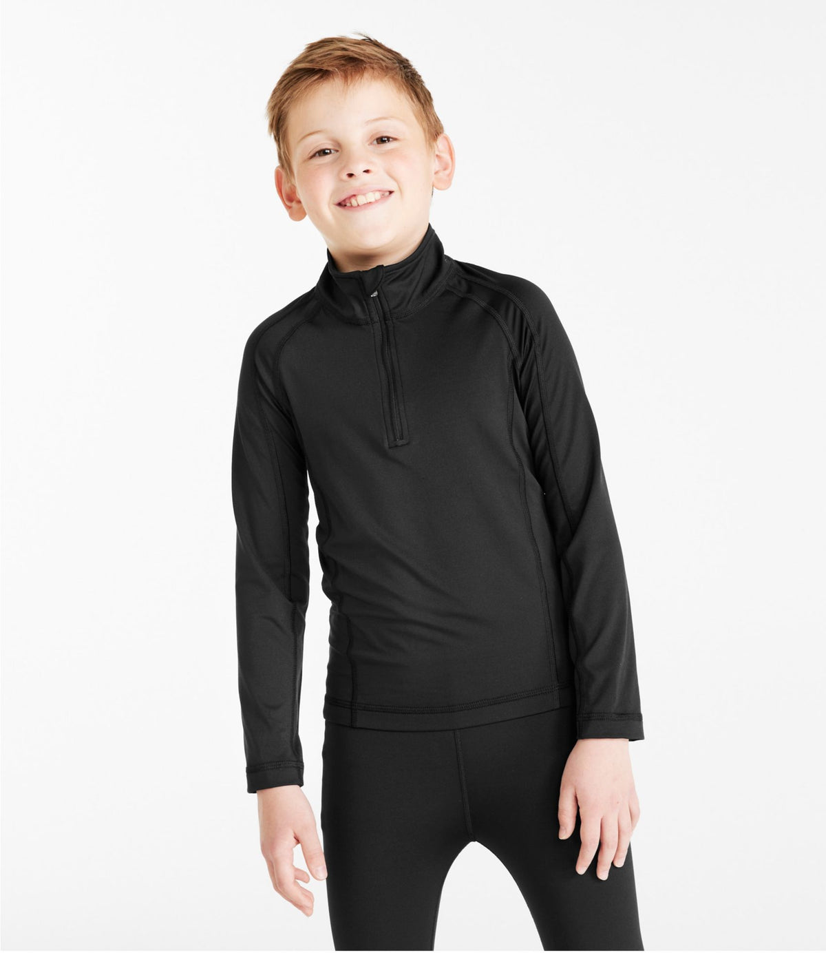 L.L.Bean Kids' Wicked Warm Long Underwear, Expedition-Weight Top Night