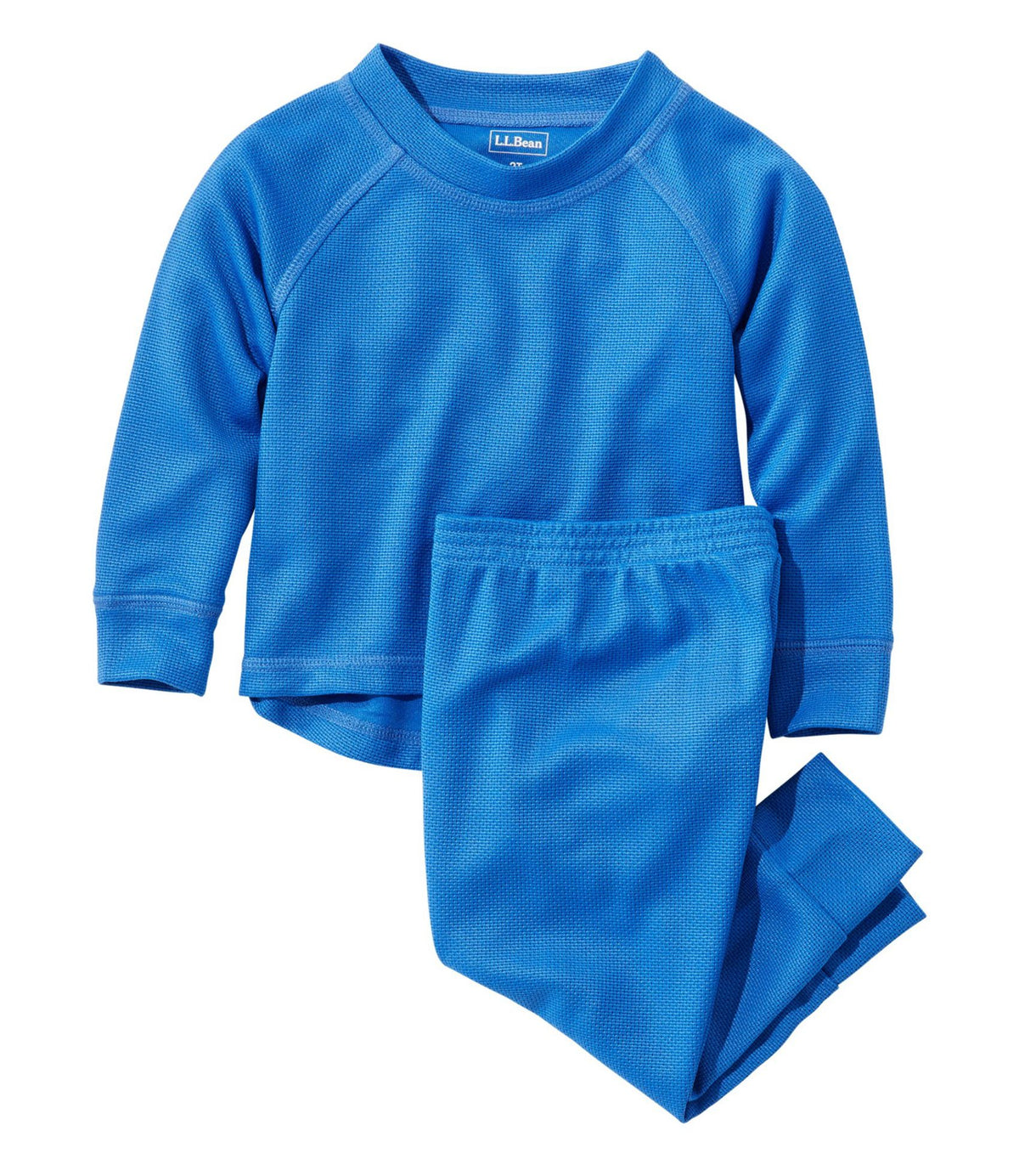 L.L.Bean Toddlers' Wicked Warm Midweight Underwear Set Cobalt Sea