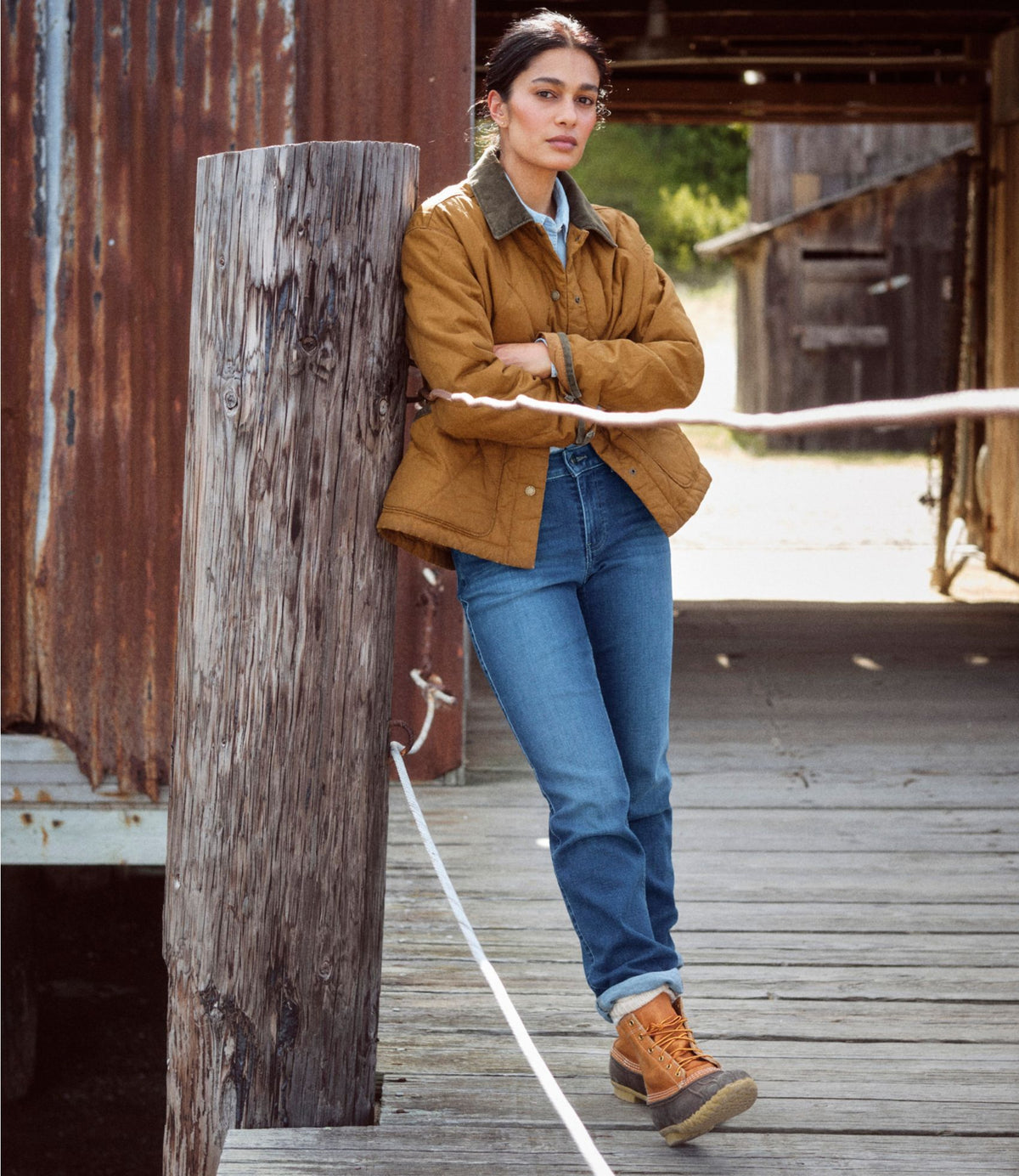 L.L.Bean Women's Insulated Quilted Field Jacket Faded Sage