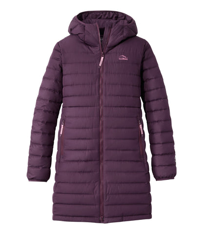 L.L.Bean Women's Access Down Hooded Coat Eggplant