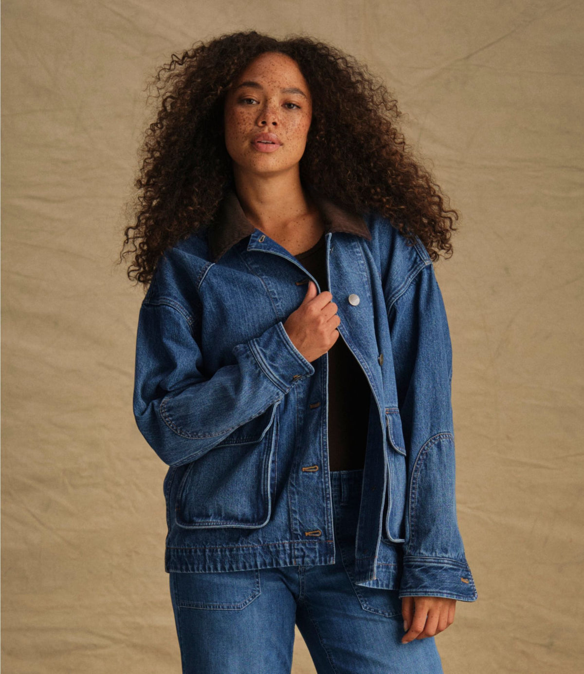 L.L.Bean Women's Signature Double L® Denim Barn Coat Vintage Medium