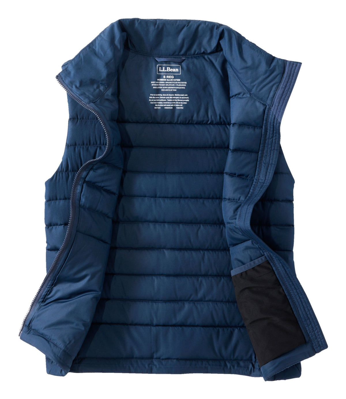 L.L.Bean Women's Access Down Vest Nautical Navy