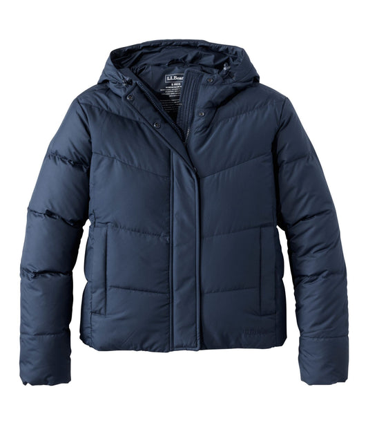 L.L.Bean Women's Popham Puffer Jacket Carbon Navy