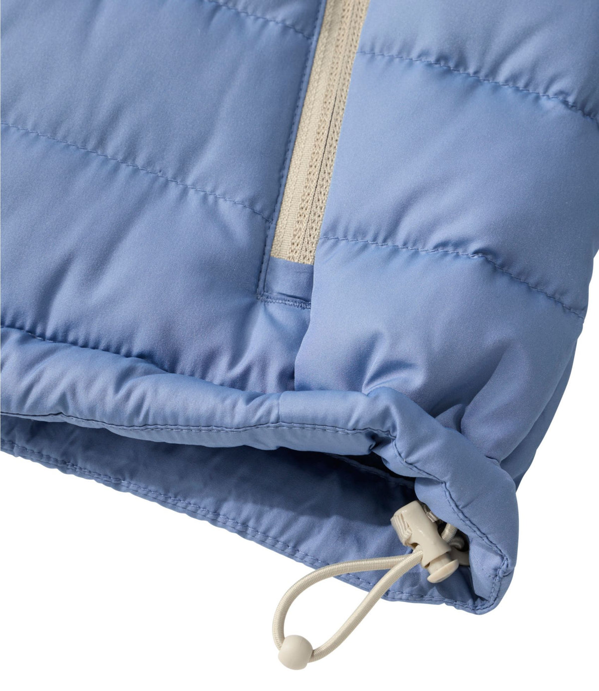 L.L.Bean Women's Access Down Hooded Puffer, Colorblock Eggplant/Iced Orchid