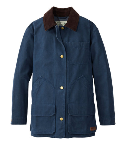 L.L.Bean Women's Lightweight Field Coat Dark Indigo