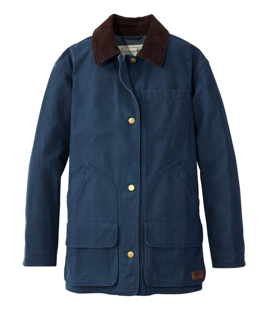 L.L.Bean Women's Lightweight Field Coat Dark Indigo
