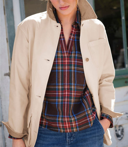 L.L.Bean Women's Lightweight Field Coat Dark Indigo