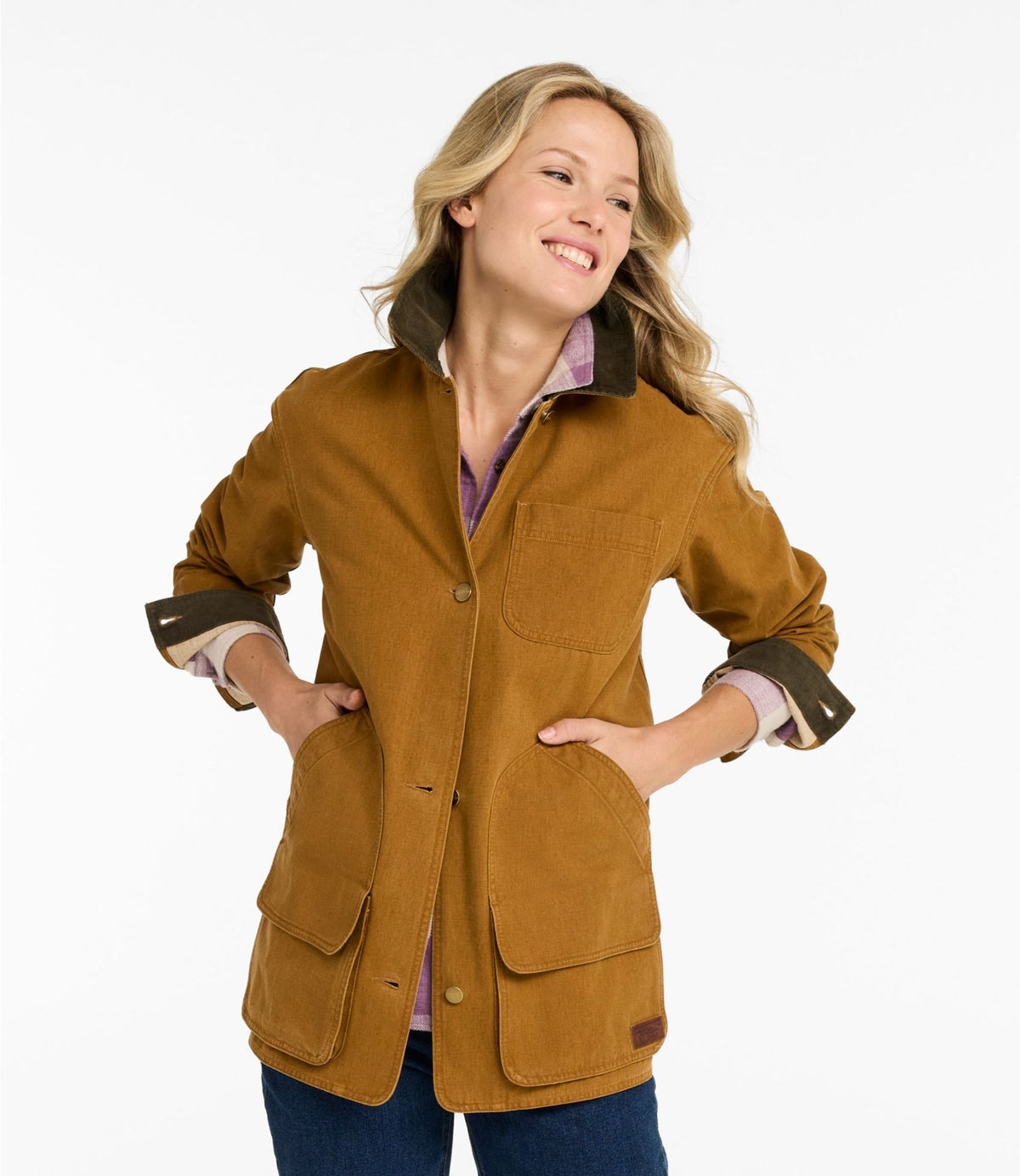 L.L.Bean Women's Lightweight Field Coat Dark Indigo
