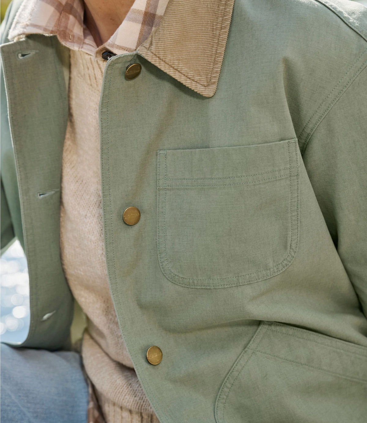 L.L.Bean Women's Lightweight Field Jacket Faded Sage