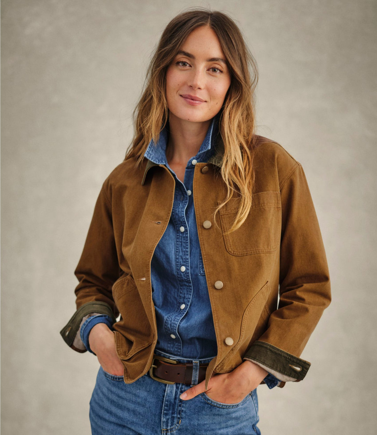 L.L.Bean Women's Lightweight Field Jacket Faded Sage