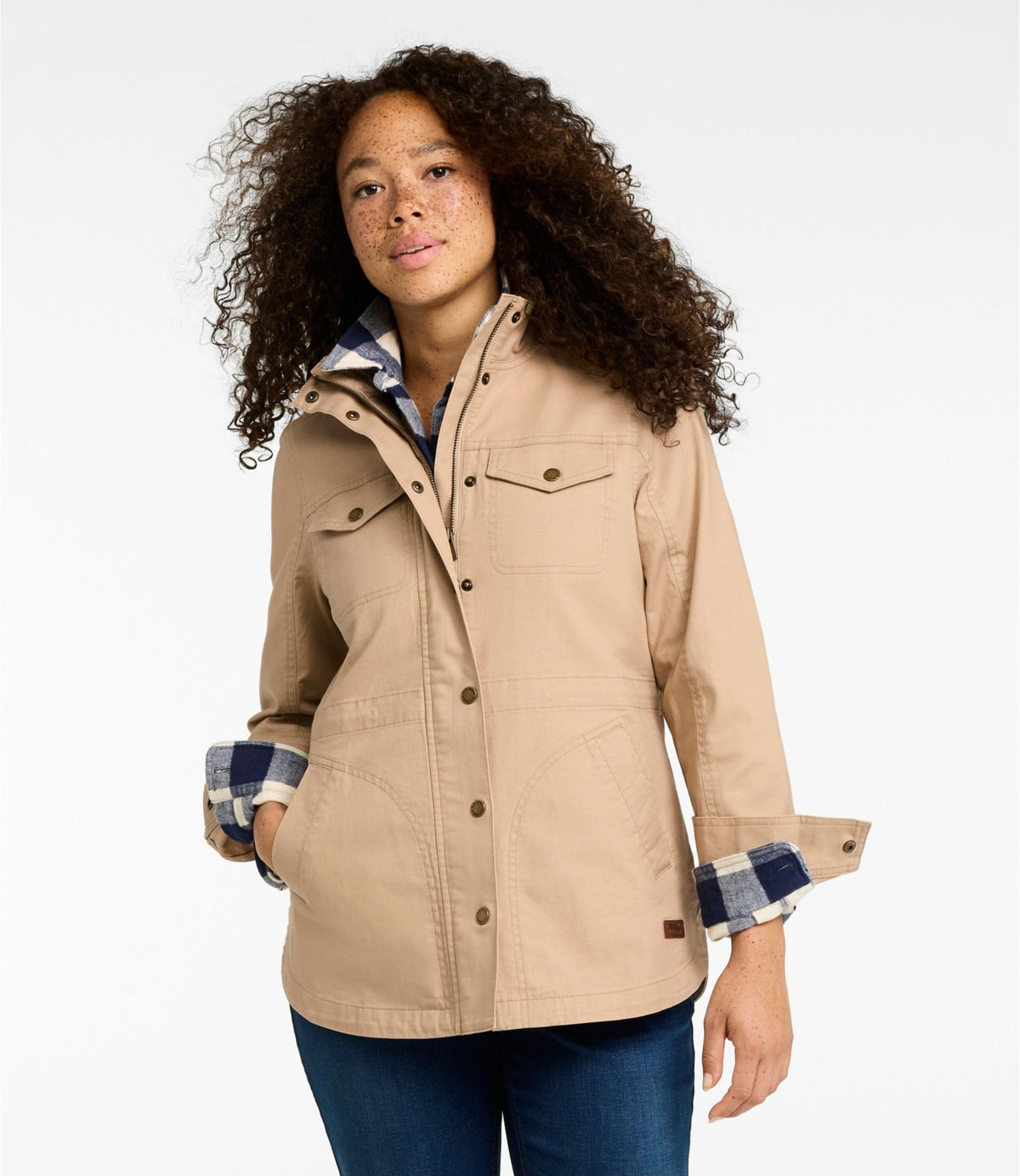 L.L.Bean Women's BeanFlex Utility Jacket Carbon Navy