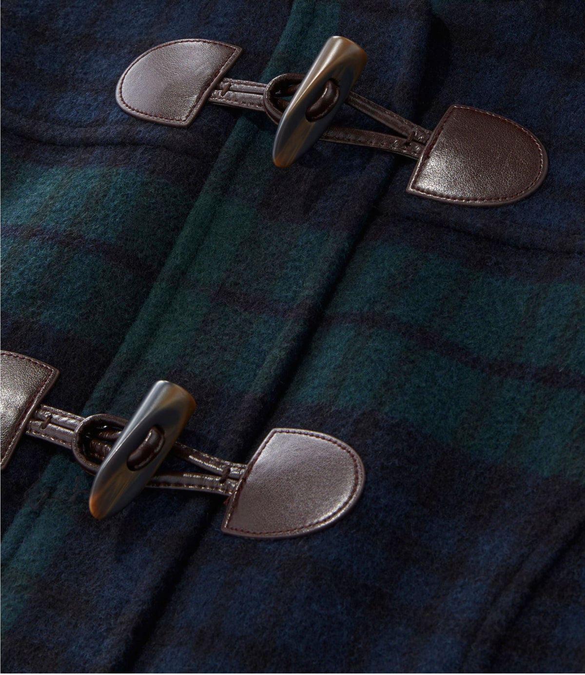 L.L.Bean Women's Classic Lambswool Duffel Coat, Pattern Royal Red Plaid