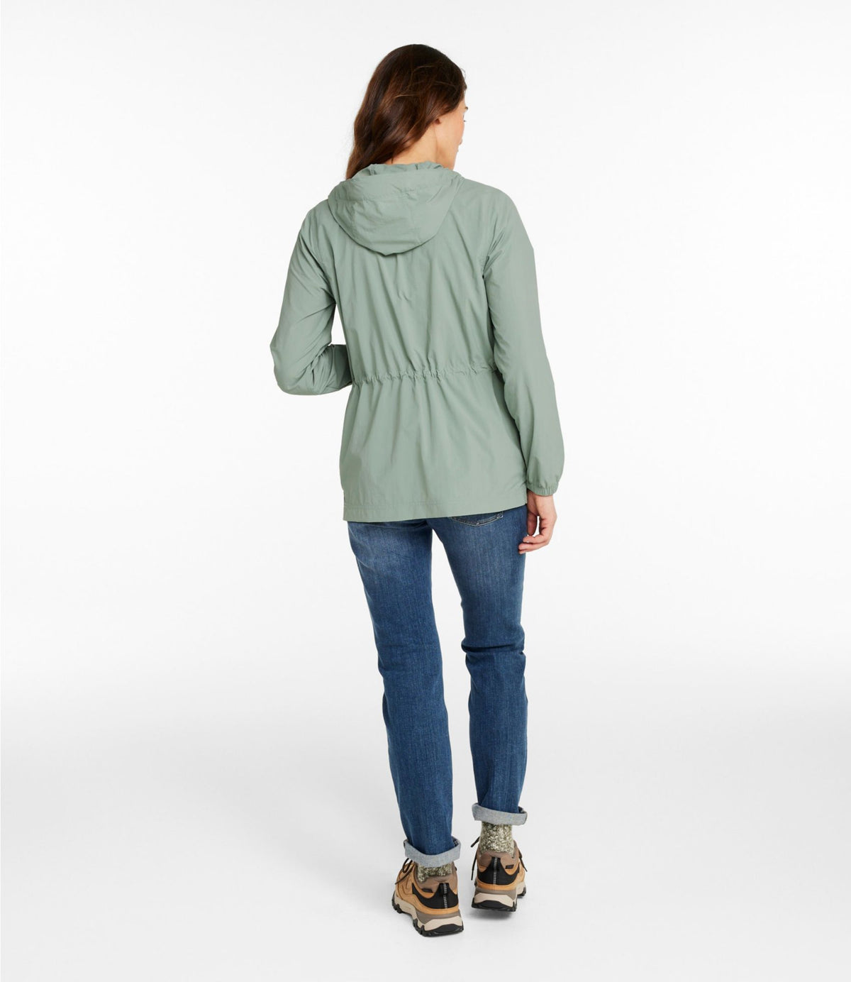 L.L.Bean Women's Light and Airy Anorak Faded Sage