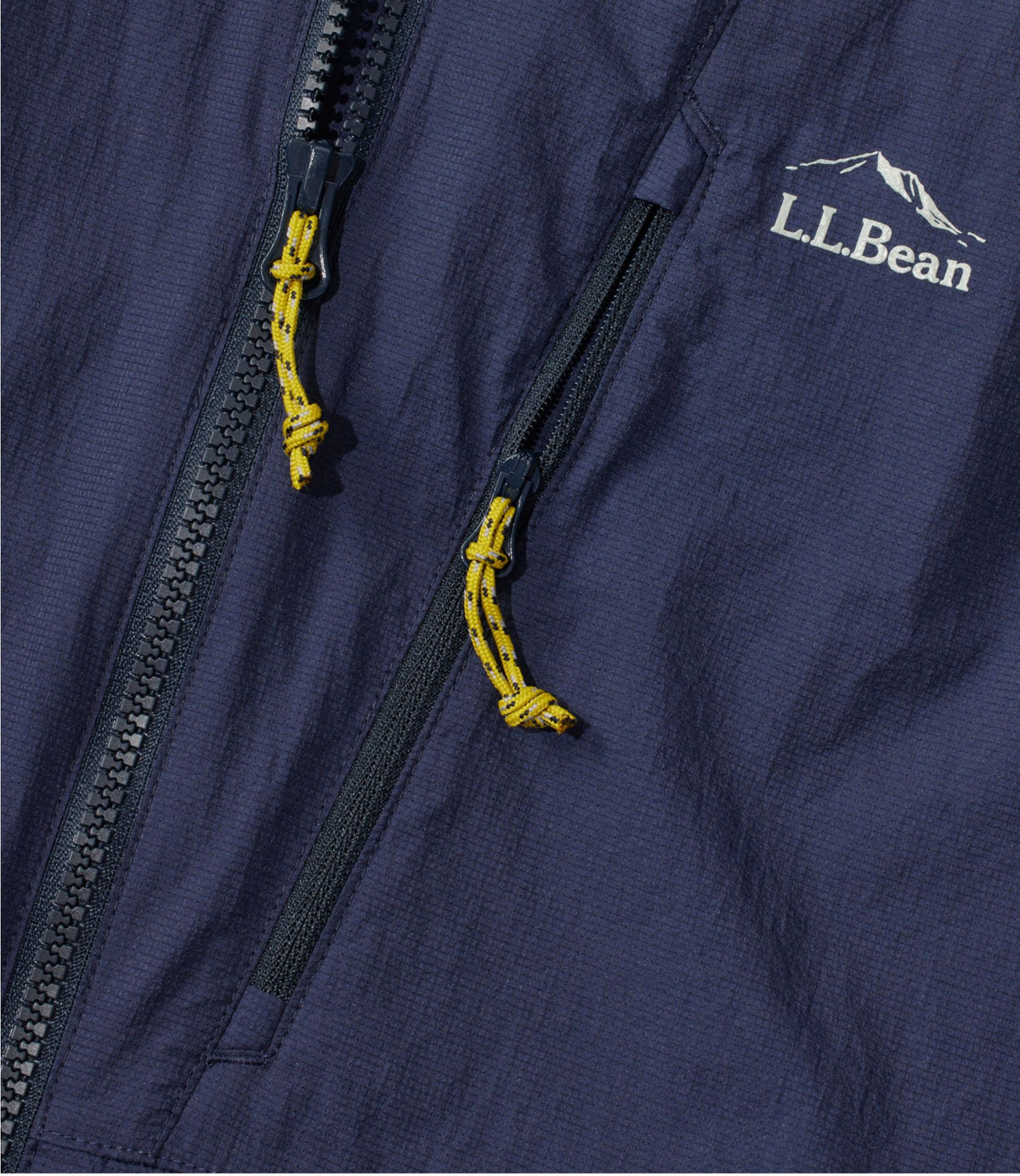 L.L.Bean Women's Stowaway Windbreaker Iron Blue/Foggy Blue