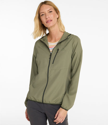 L.L.Bean Women's No Fly Zone Jacket Olive Gray