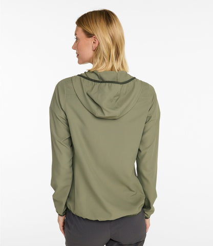 L.L.Bean Women's No Fly Zone Jacket Olive Gray