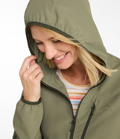 L.L.Bean Women's No Fly Zone Jacket Olive Gray