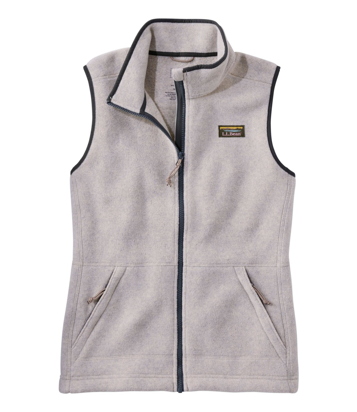 L.L.Bean Women's Mountain Classic Fleece Vest Clay Heather