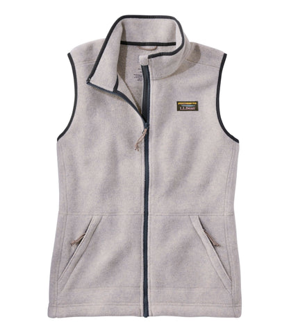 L.L.Bean Women's Mountain Classic Fleece Vest Clay Heather