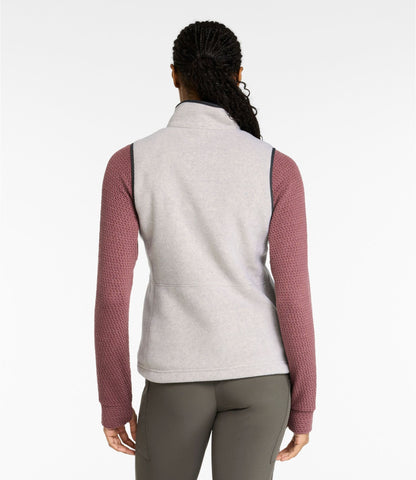 L.L.Bean Women's Mountain Classic Fleece Vest Clay Heather