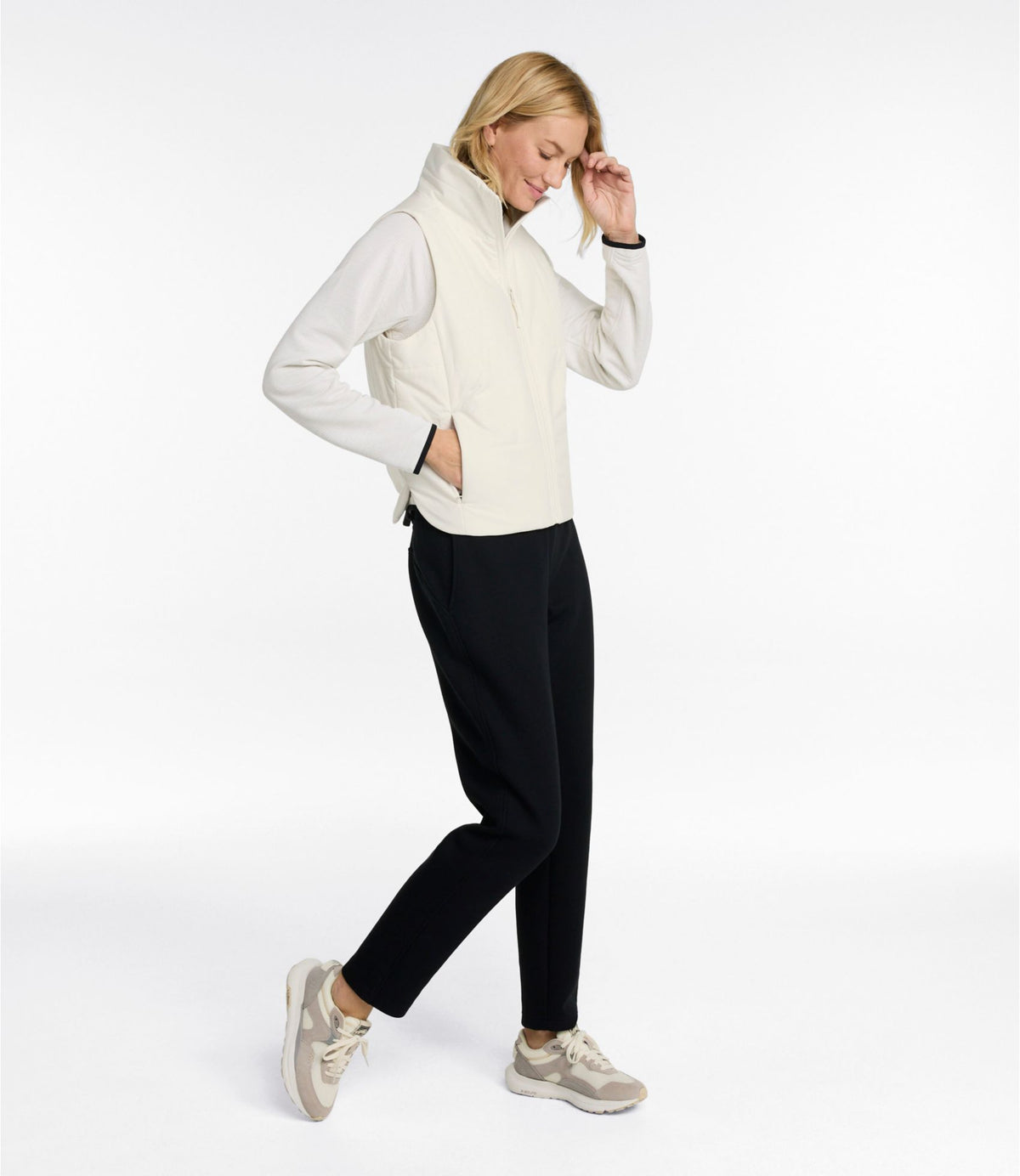 L.L.Bean Women's Venture Puffer Vest Bone