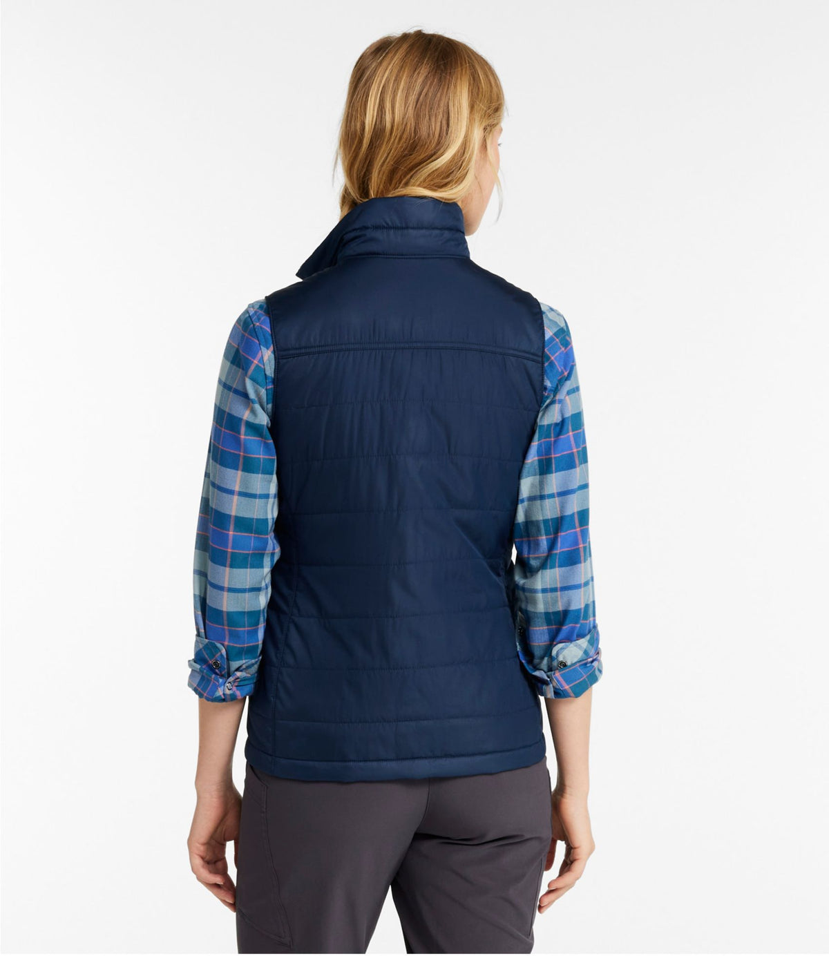 L.L.Bean Women's Mountain Classic Puffer Vest Nautical Navy