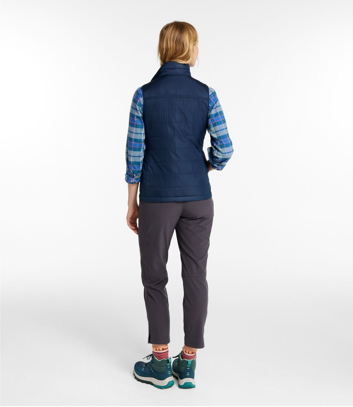 L.L.Bean Women's Mountain Classic Puffer Vest Nautical Navy