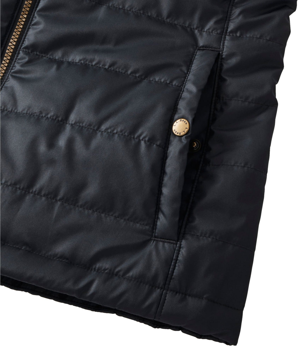 L.L.Bean Women's Mountain Classic Puffer Vest Nautical Navy