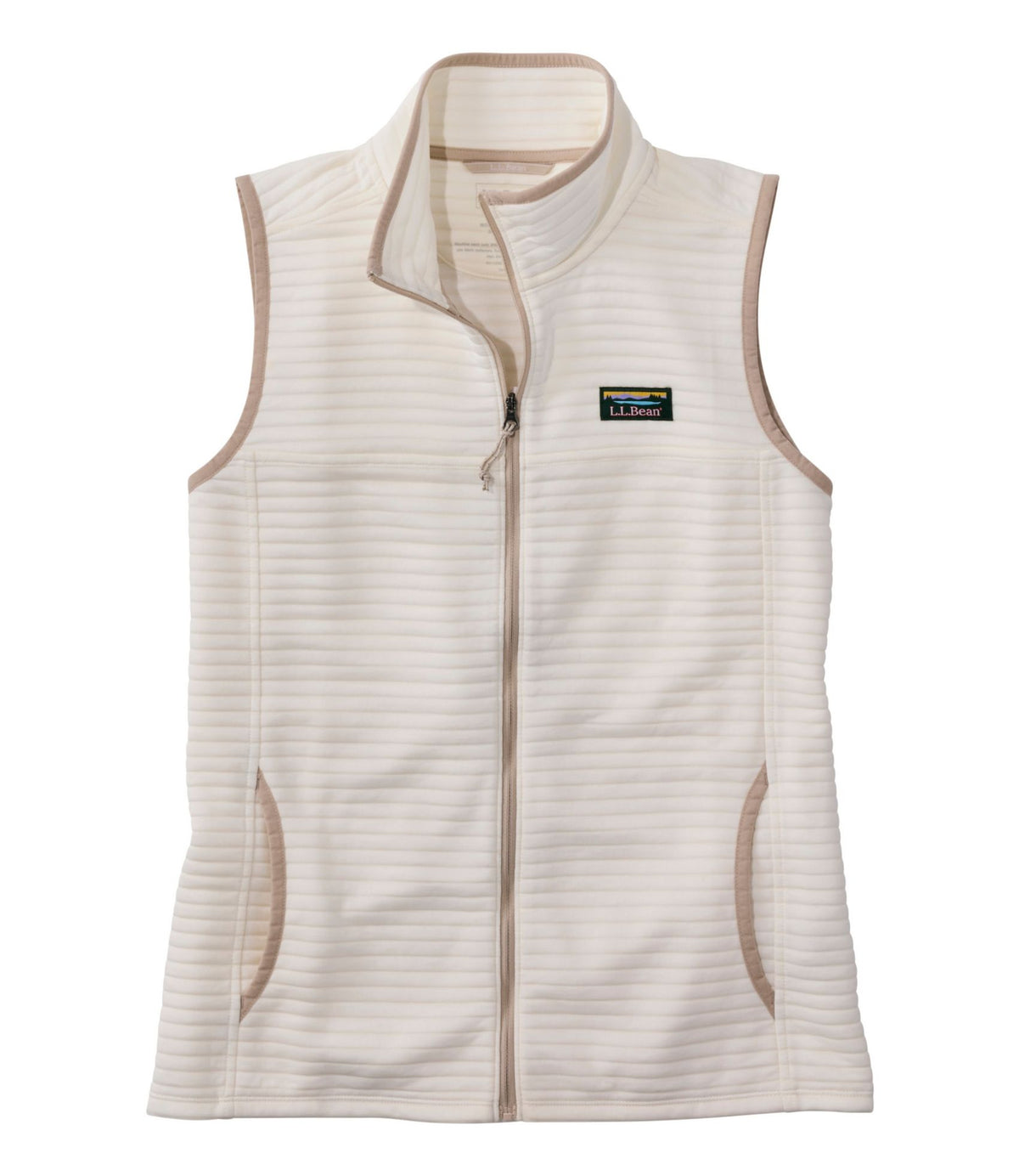 L.L.Bean Women's Airlight Vest Bone Heather