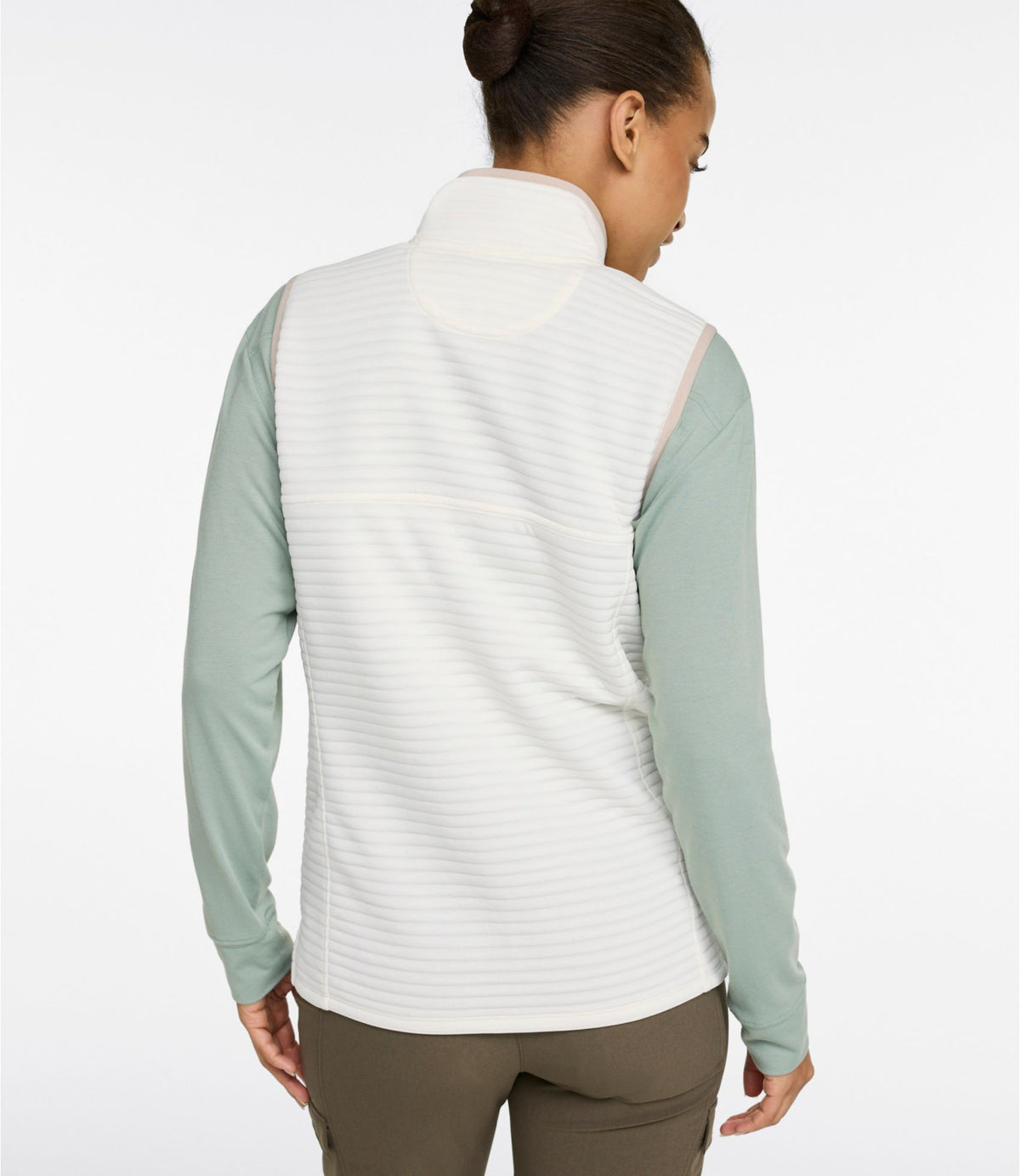 L.L.Bean Women's Airlight Vest Bone Heather