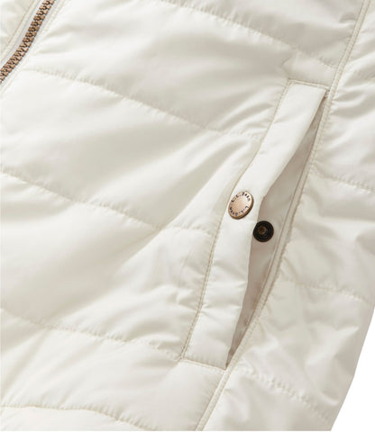 L.L.Bean Women's Mountain Classic Puffer Vest, Colorblock Mariner Blue/Shade Teal