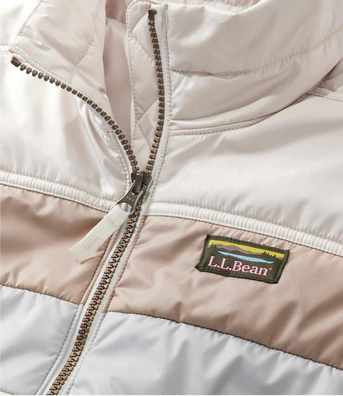 L.L.Bean Women's Mountain Classic Puffer Vest, Colorblock Mariner Blue/Shade Teal