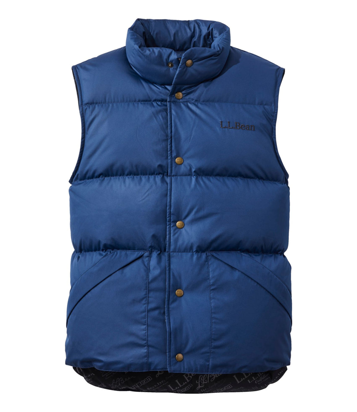 L.L.Bean Adults' Bean's Trail Model Down Vest '82 Collegiate Blue