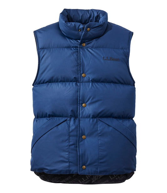 L.L.Bean Adults' Bean's Trail Model Down Vest '82 Collegiate Blue