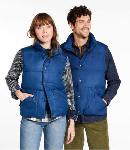 L.L.Bean Adults' Bean's Trail Model Down Vest '82 Collegiate Blue