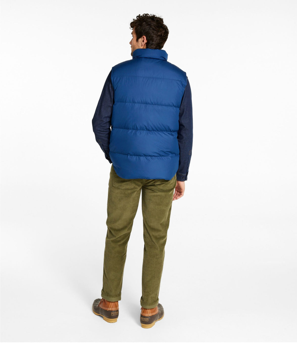 L.L.Bean Adults' Bean's Trail Model Down Vest '82 Collegiate Blue