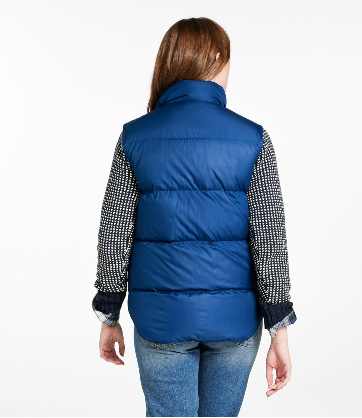 L.L.Bean Adults' Bean's Trail Model Down Vest '82 Collegiate Blue
