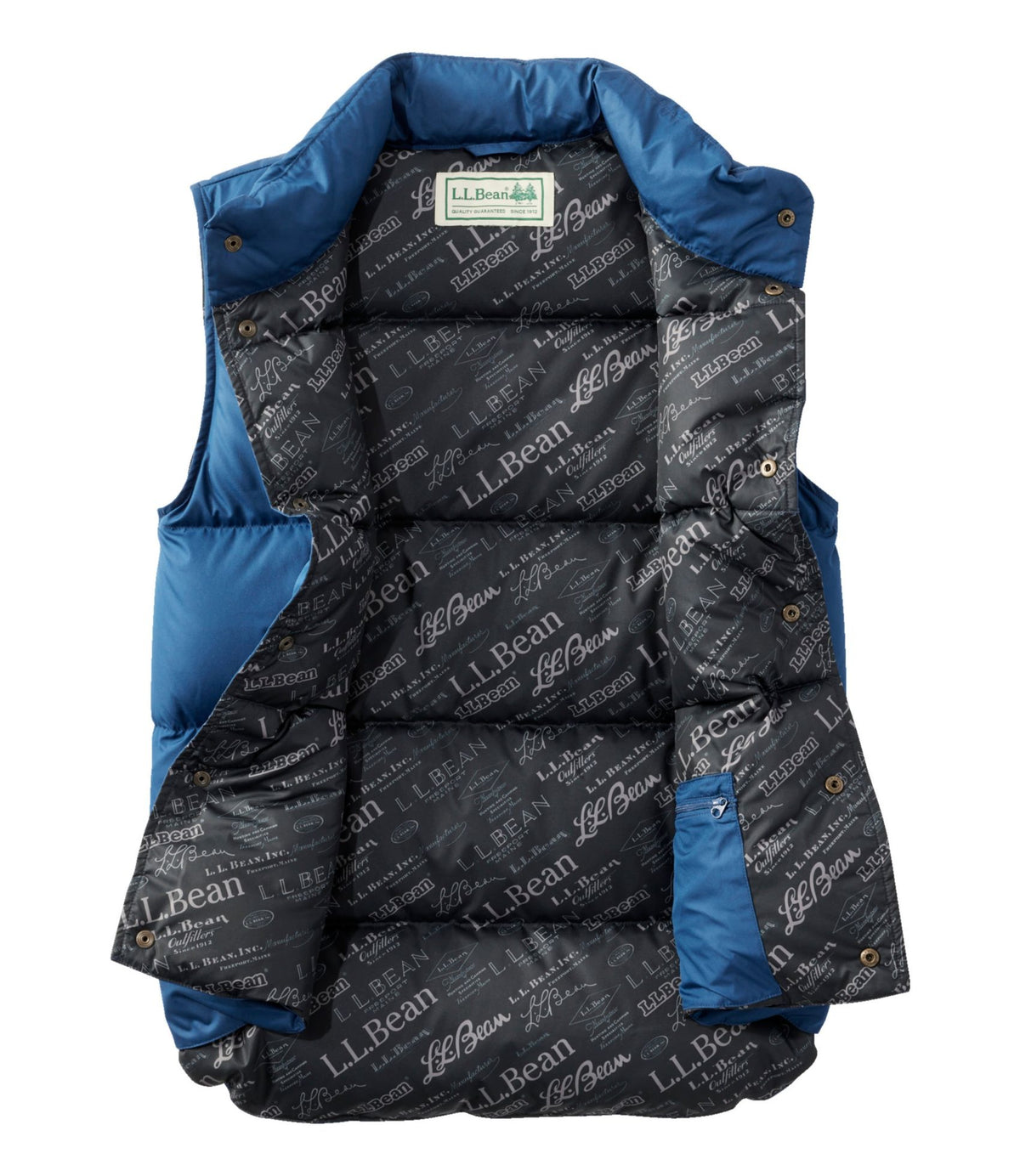 L.L.Bean Adults' Bean's Trail Model Down Vest '82 Collegiate Blue