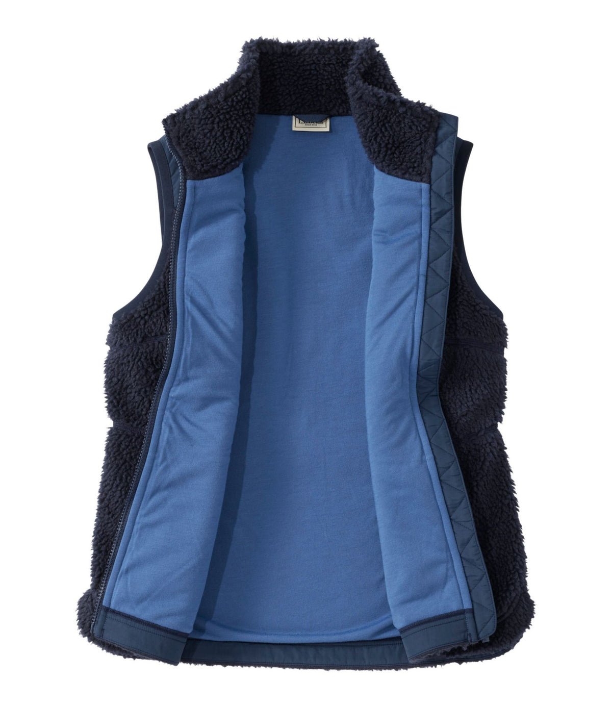 L.L.Bean Women's Bean's Sherpa Fleece Vest Classic Navy